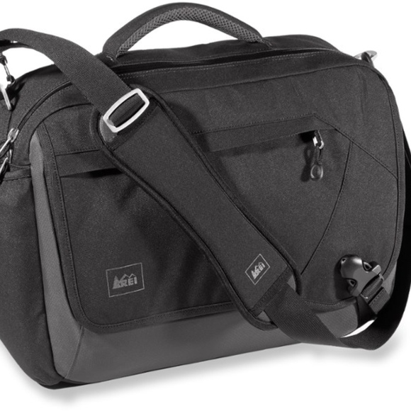 REI Handbags - REI Laptop  Messenger Bag Black